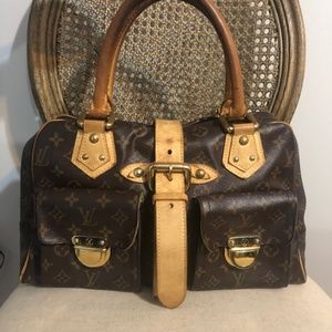 Louis Vuitton Manhattan Gm Top Handle Monogram
